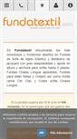 Mobile Screenshot of fundatextil.com